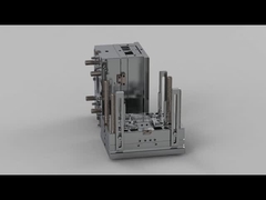 Transparante glazen binnenbehuizing (1 * 1) / koude runner / vorm met drie platen nr. 23057